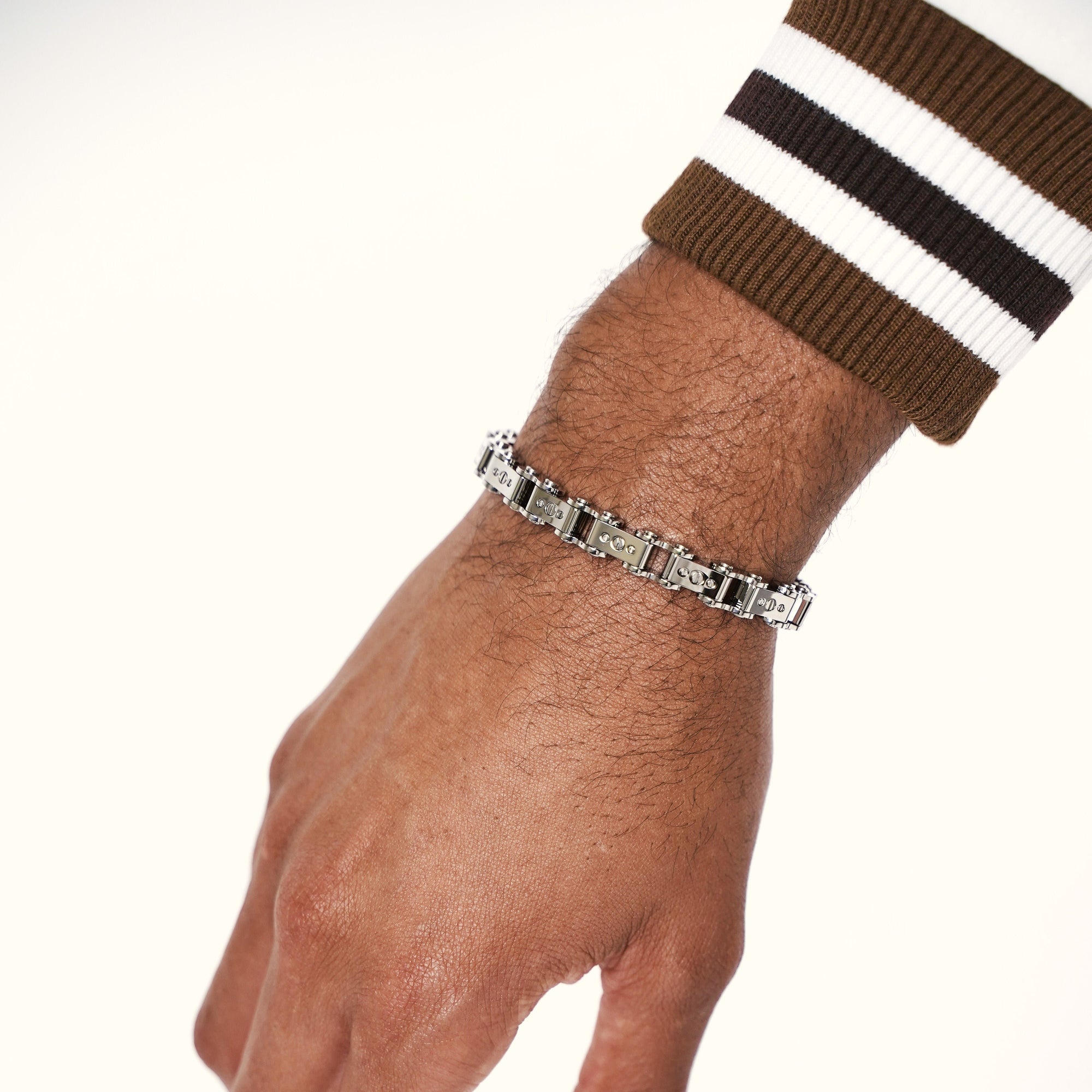 Steel 9.5MM Bicycle Bracelet Bracelets IceLink-ES