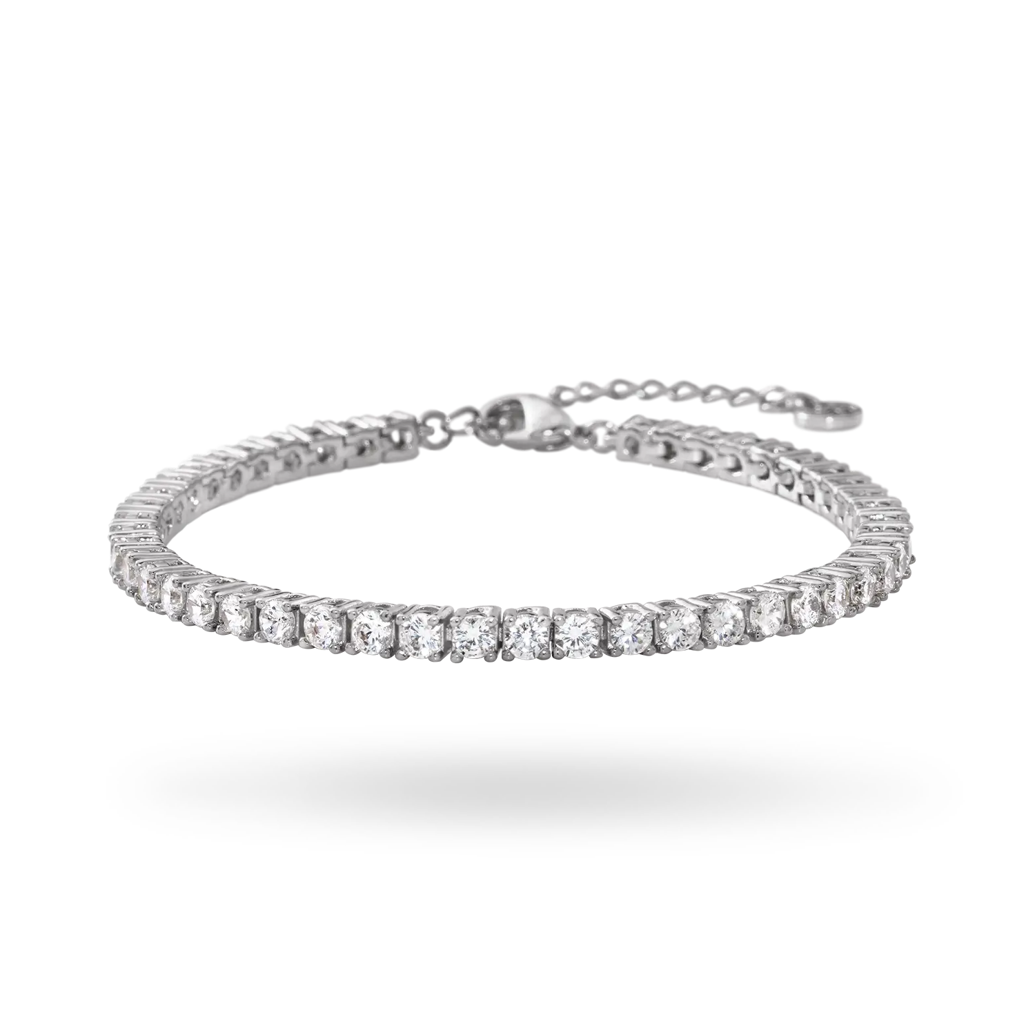 Classic Adjustable Tennis Bracelet Bracelets IceLink-ATL 14K White Gold Plated