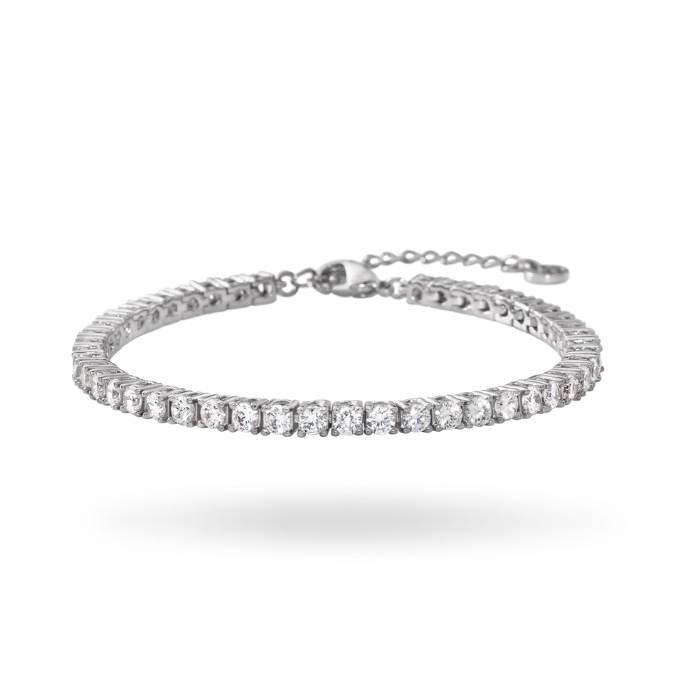 Classic Adjustable Tennis Bracelet Bracelets IceLink-ATL 14K White Gold Plated