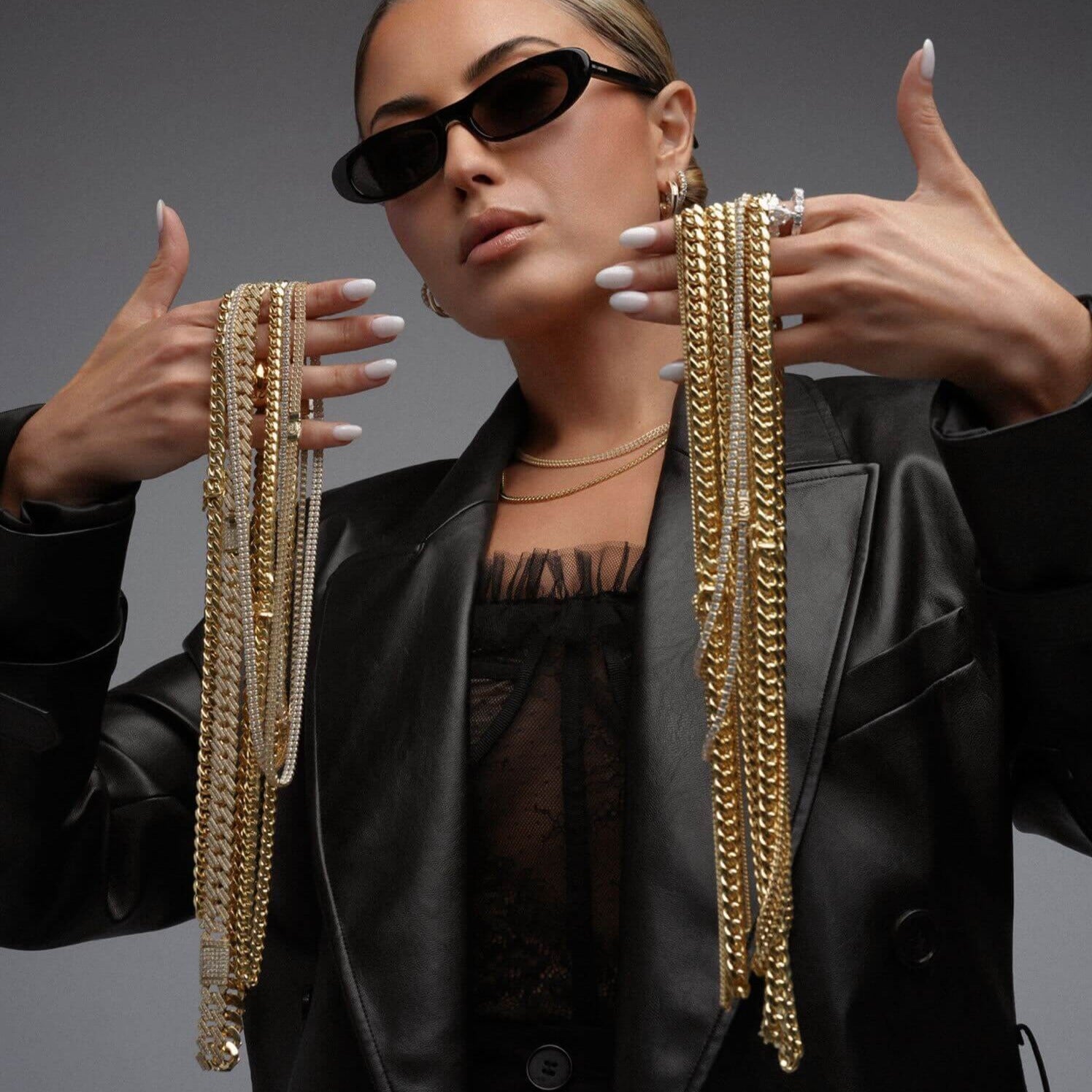 14K 4mm Miami Cuban Link Bracelet Bracelets IceLink-CAL