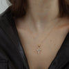 14K Cross Necklace Necklaces IceLink-CAL   