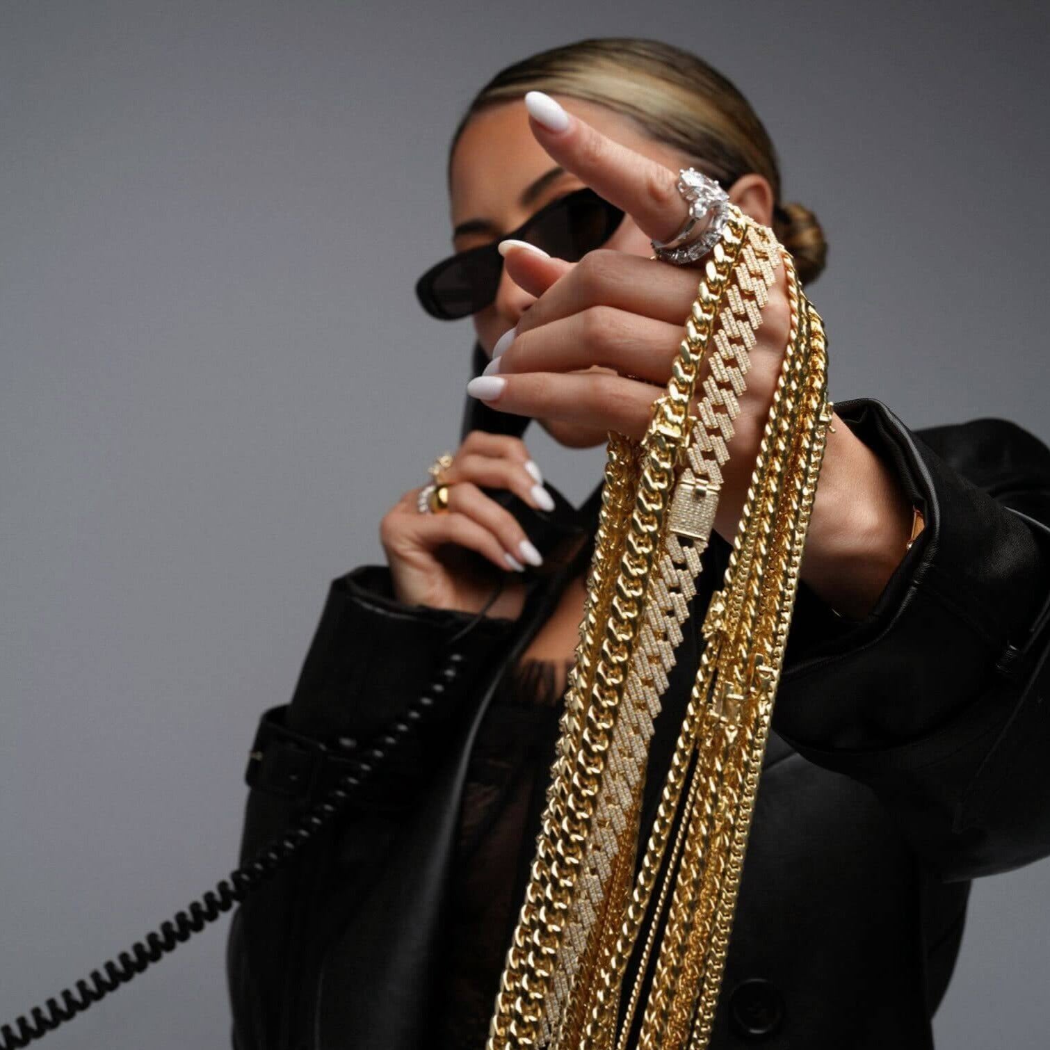 14K 7mm Miami Cuban Link Bracelet Bracelets IceLink-CAL