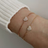 14K Heart Diamond Bracelet (Sample Sale) Bracelets IceLink-CAL   