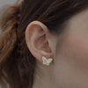 14K Mini Butterfly Stud Earrings Earrings IceLink-SVN