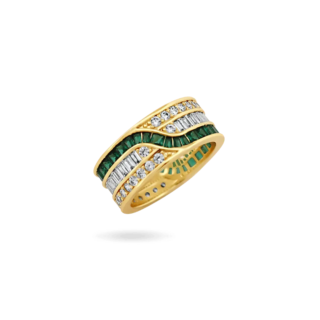 Valentina Emerald Ring Rings IceLink-ATL 5