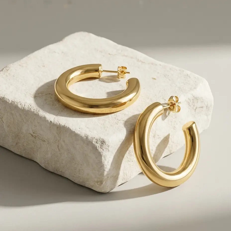 ‘Veya’ Hoop Earrings Earrings IceLink-LOVE
