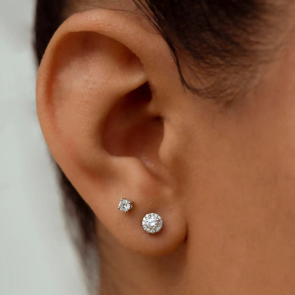14K Diamond Stud Earrings  IceLink-CAL   