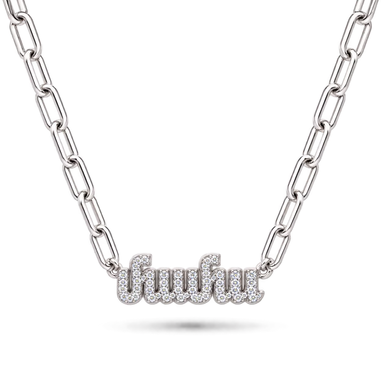'Mama' Armenian Paperclip Necklace
