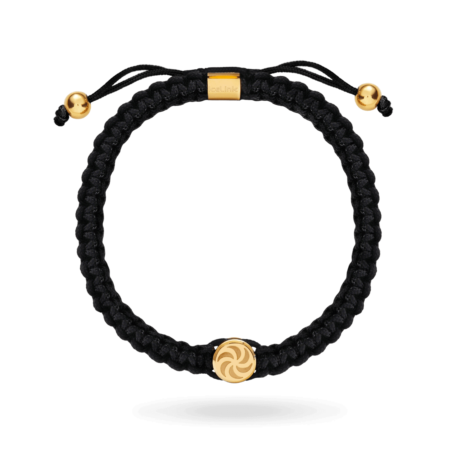 Men's Eternity Cord Bracelet Bracelets IceLink-VA Gold PVD  