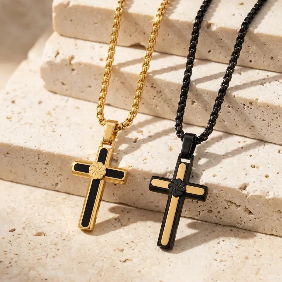 Atlas Cross Necklace Necklaces IceLink-VRNA