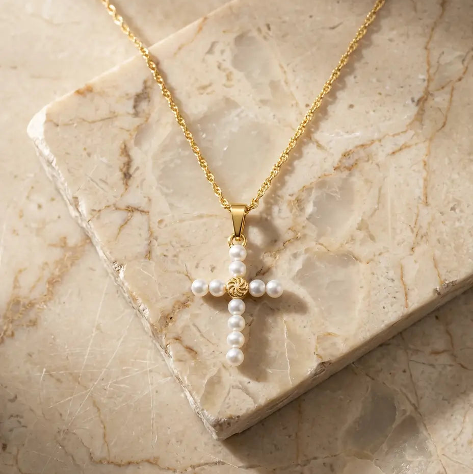 Celeste Cross Necklace Necklaces IceLink-VRNA