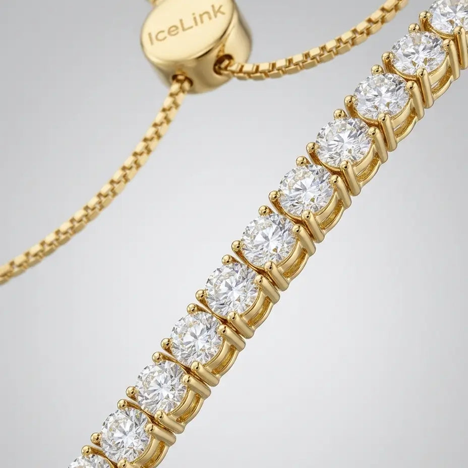 Classic Adjustable Tennis Necklace Choker IceLink-ATL