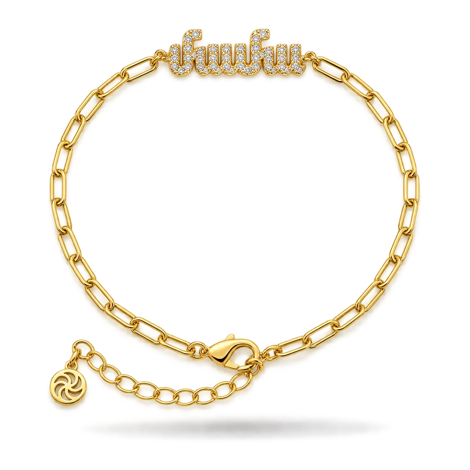 'Mama' Armenian Paperclip Bracelet