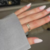 14K Cuban Halo Ring Rings IceLink-CAL