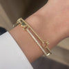 14K ILU Diamond Bangle (sample sale) Bracelets IceLink-CAL