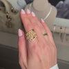 14K Cuban Wrap Diamond Ring Rings IceLink-CAL