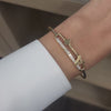 14K Clover Diamond Bangle (Sample Sale) Bracelets IceLink-CAL