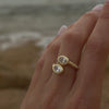 'Quinn' Oval Cable Ring Rings IceLink-NICE