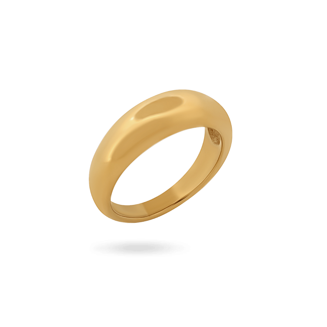 Delilah Ring Rings IceLink-BL Gold PVD 5 