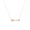 14K Arrow Diamond Necklace Necklaces IceLink-CAL 14K Gold  