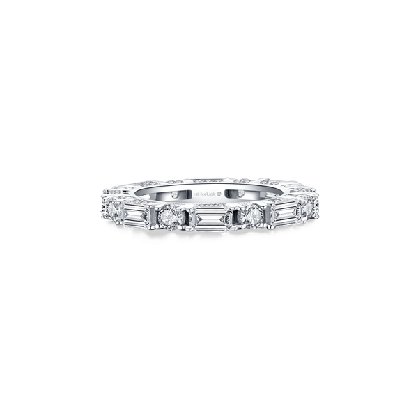 14K Siggy Eternity Ring - IceLink