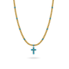 Turquoise Cross Necklace Necklaces IceLink-ATL   