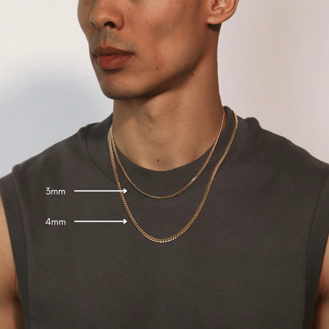 14K 3mm Miami Link Cuban Chain IceLink1