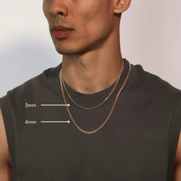 14K 3mm Miami Link Cuban Chain IceLink