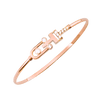 14K Rose Gold Diamond Bangle (Sample Sale) Bracelets IceLink-CAL   