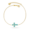 14K Turquoise Cross Bracelet Bracelets IceLink-SVN