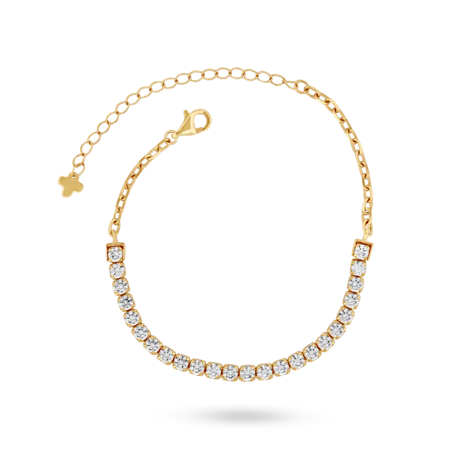 14K Gold Adjustable Tennis Bracelet 2.75mm Bracelets IceLink-CAL