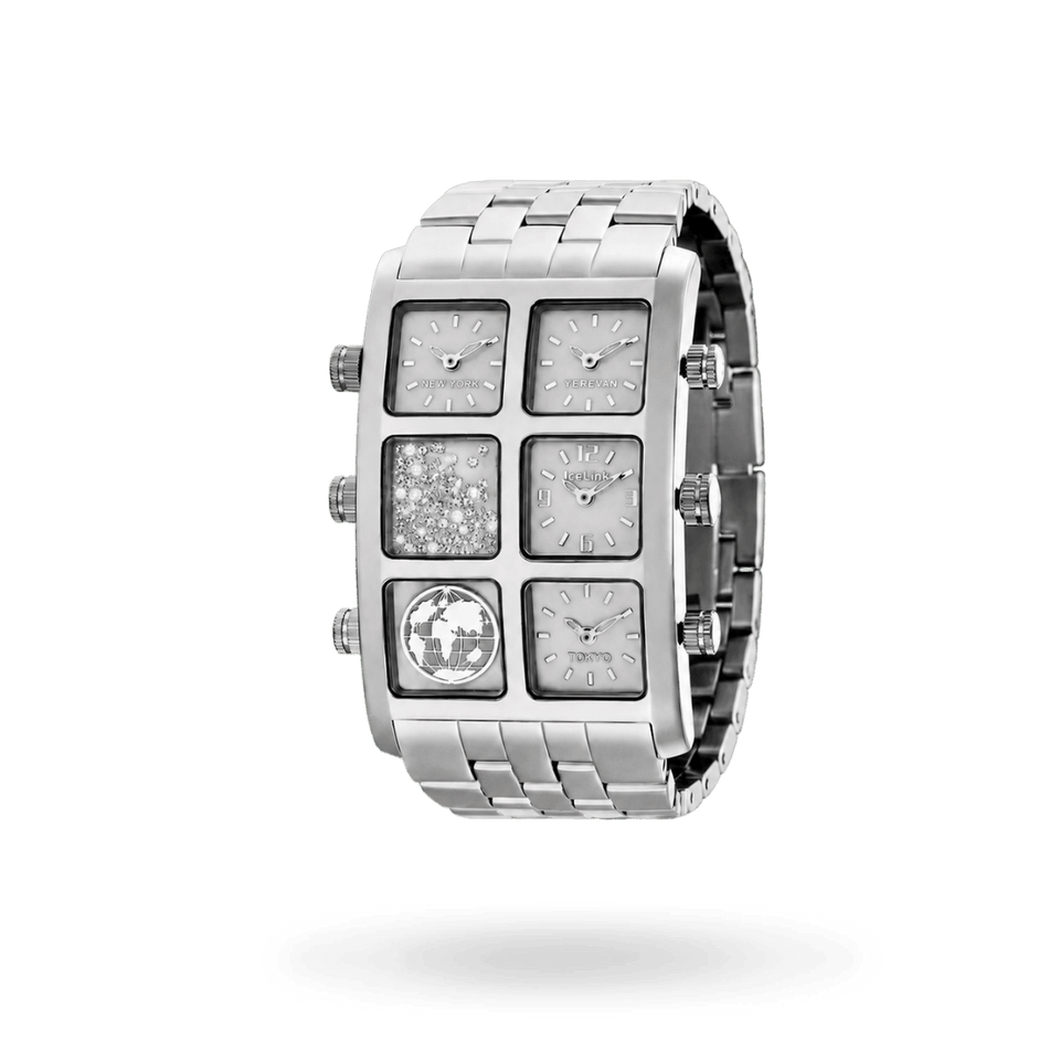 Zuri Floating Mossanite 6TZ Watch Watches IceLink-ES