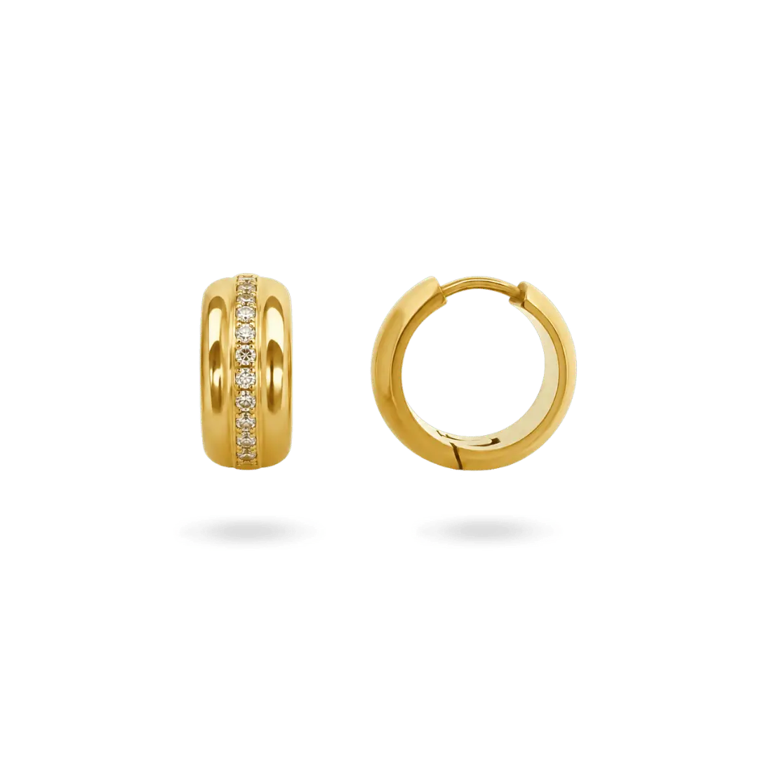 14K Demi Huggies