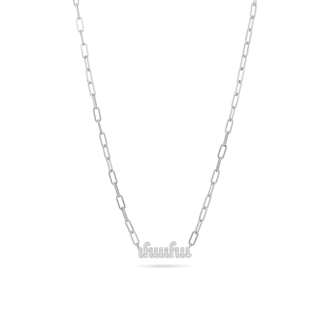 'Mama' Armenian Paperclip Necklace