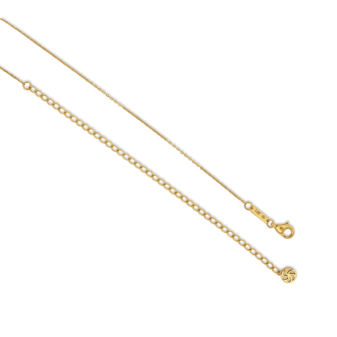 14K Armenian Initial Butterfly Diamond Necklace Necklaces IceLink-SVN