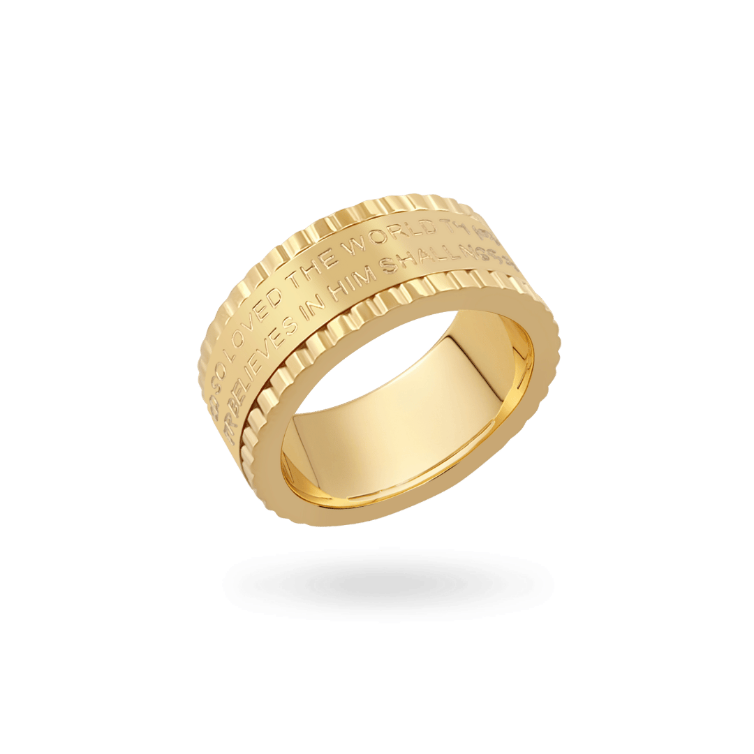 John 3:16 Prayer Rotating Ring Rings IceLink-RAN   