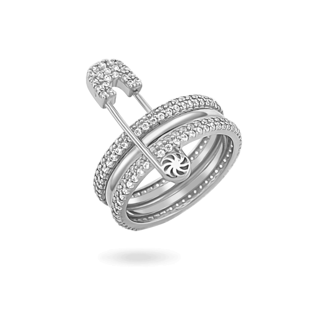 Eternal Safety Pin Ring Rings IceLink-ATL