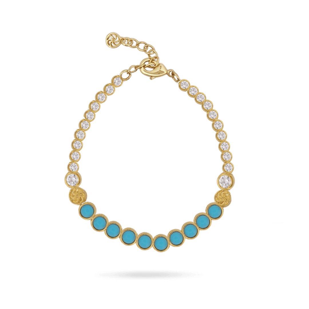 Turquoise Eternity Bracelet Bracelets IceLink-ATL