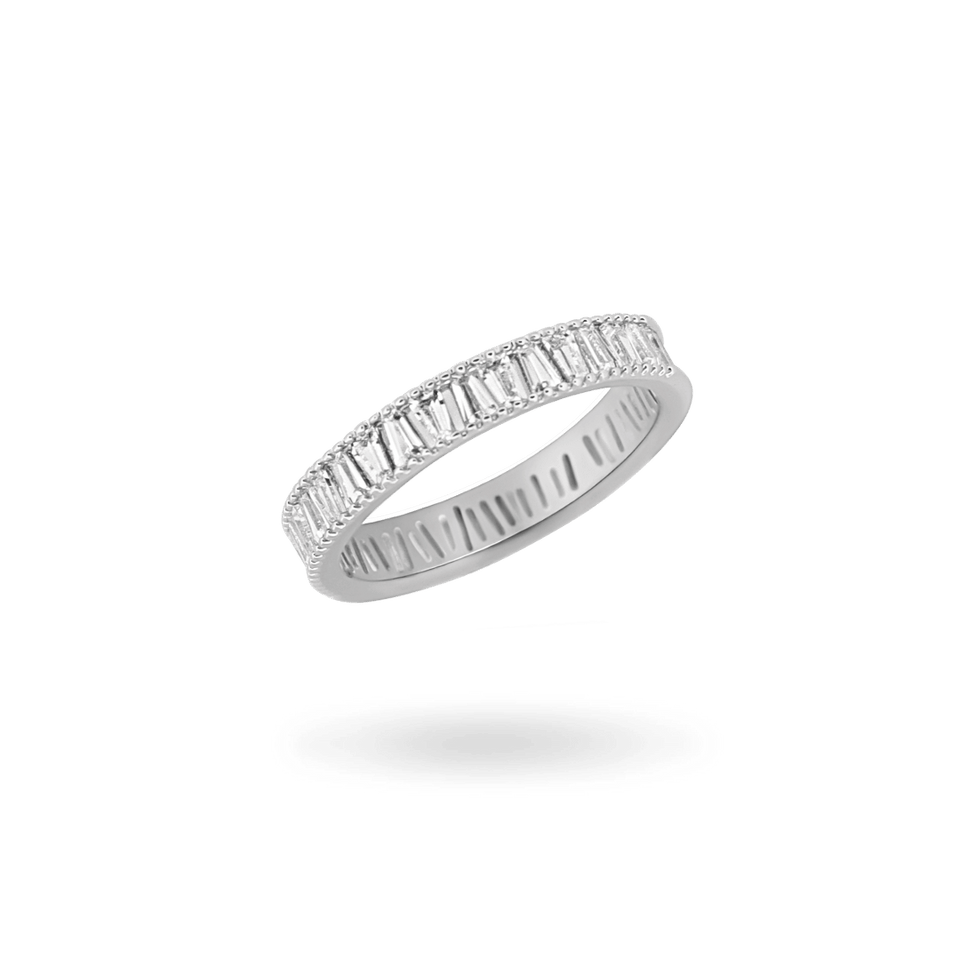 'Lena' Baguette Band (Sample Sale) Rings IceLink-ATL