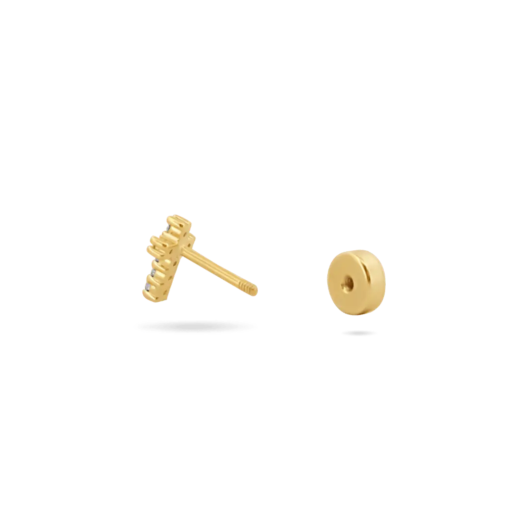 Cross Stud Earrings Earrings IceLink-ATL