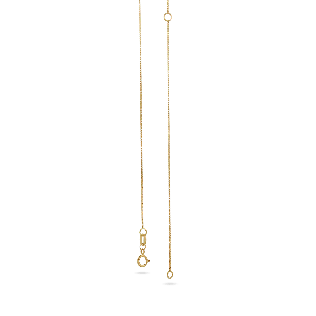 14K Adjustable Box Chain Necklaces IceLink-SVN