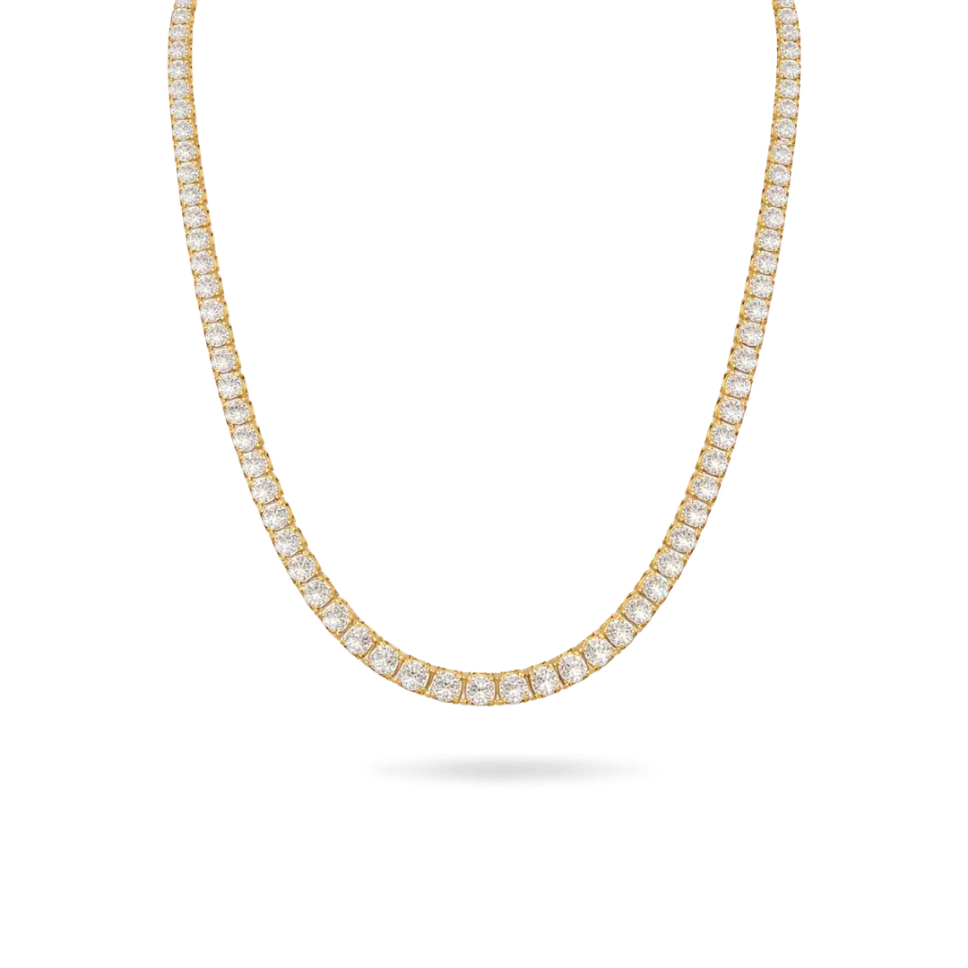 Ice Link Adjustable Classic Tennis Necklace