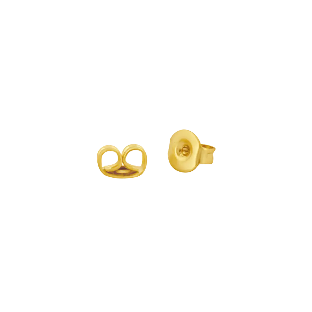 Earring Backings Earrings IceLink-ATL Butterfly Backings Pair- 14K Gold Plated