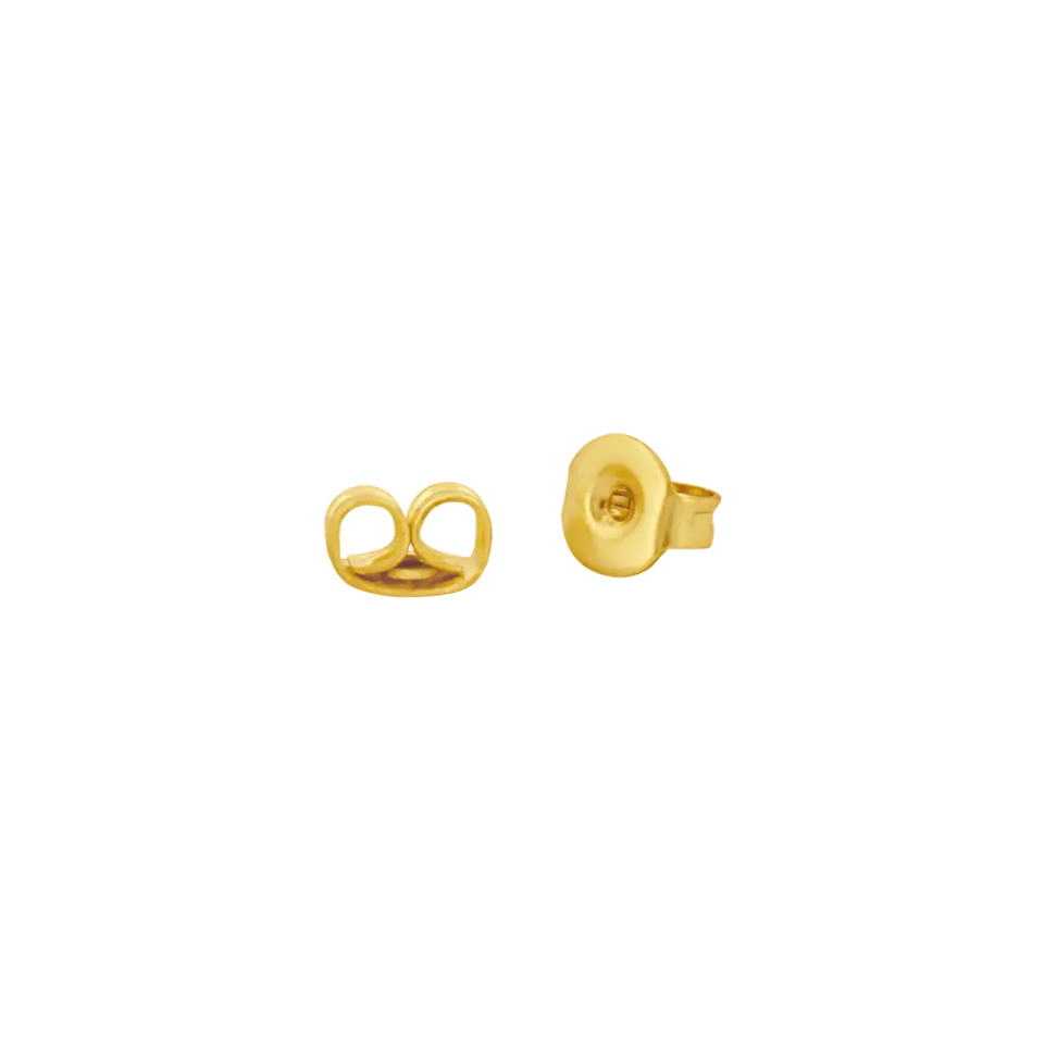 10K Gold Moissanite Stud Earrings 3.25mm Earrings IceLink-SVN