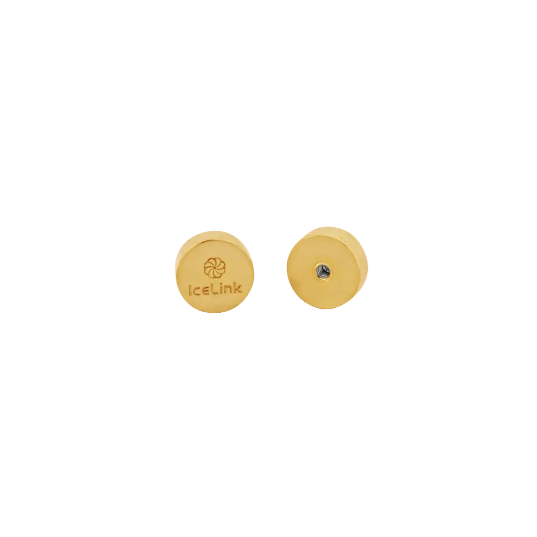 Earring Backings Earrings IceLink-ATL Gold Flatbacks