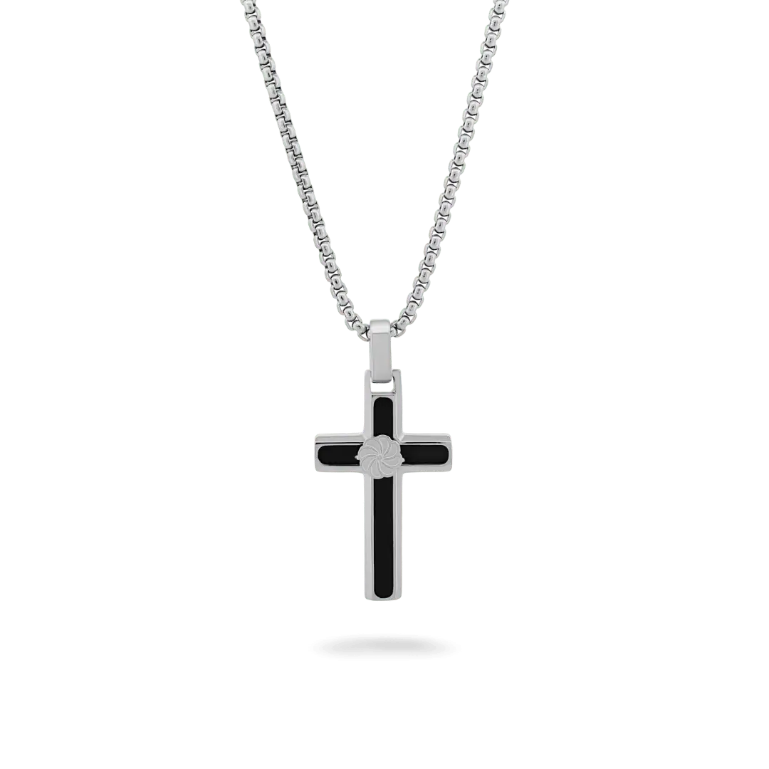 Atlas Cross Necklace Necklaces IceLink-VRNA Stainless Steel