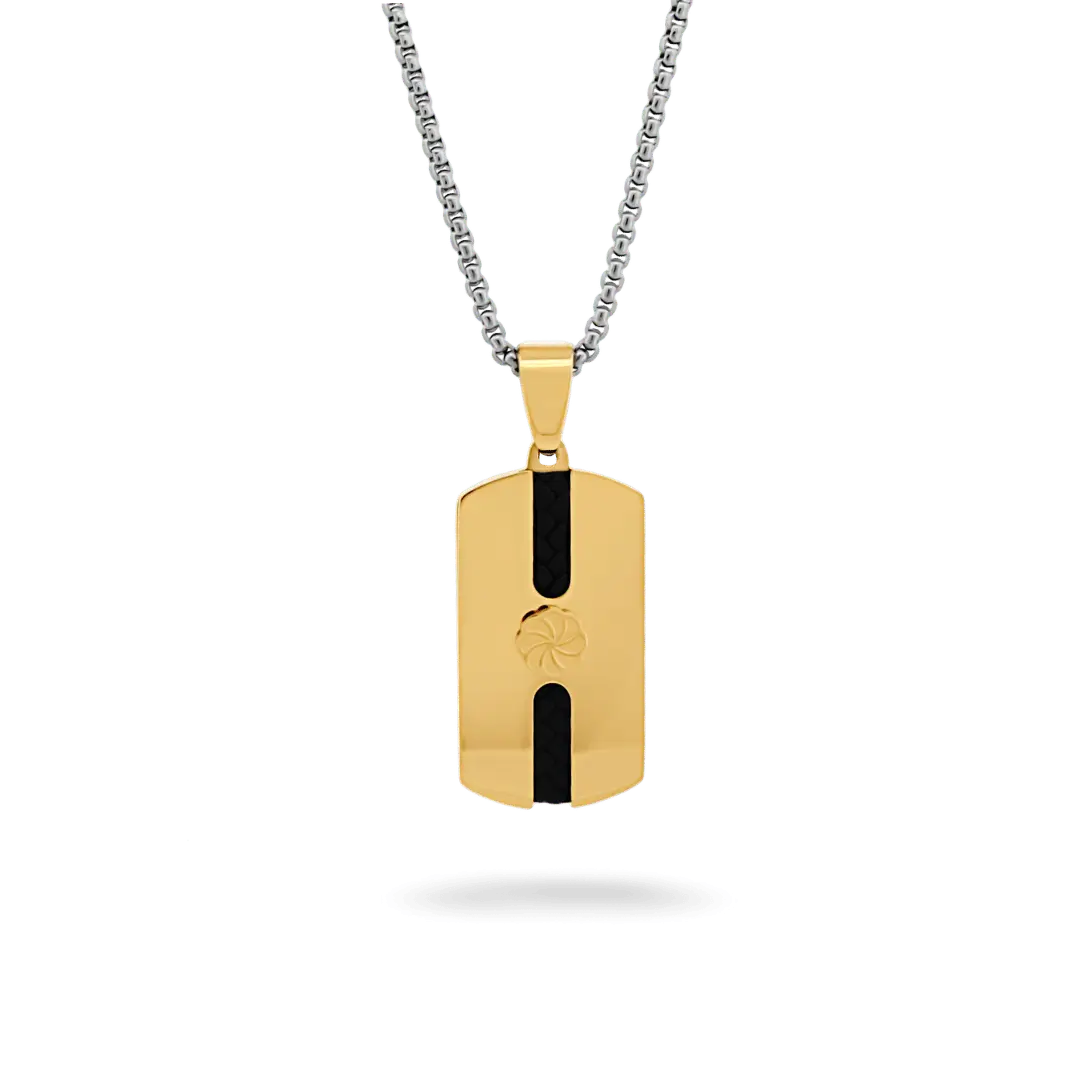 Ryder Dog Tag Necklace Necklaces IceLink-VRNA Gold PVD