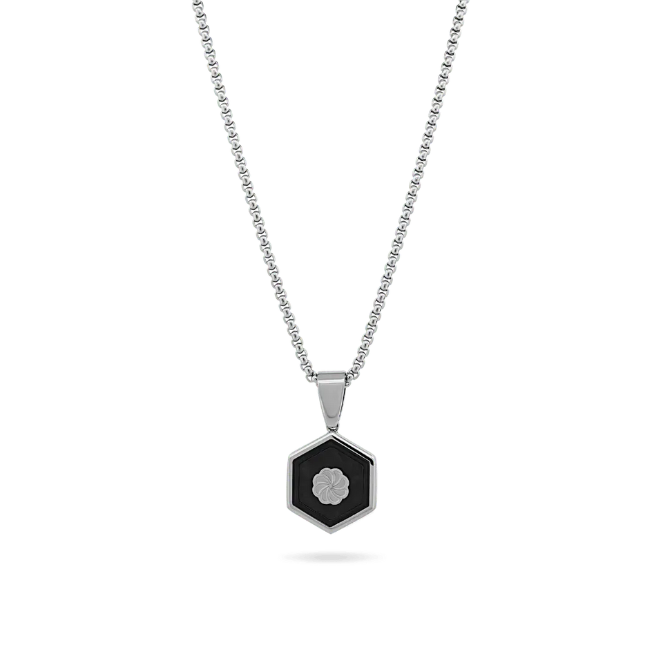 Axis Hexagon Pendant Necklace Necklaces IceLink-VRNA