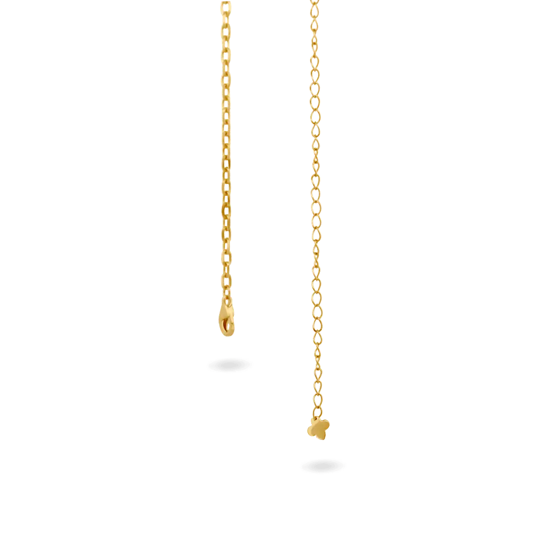14K Gold Adjustable Tennis Necklace 2.10mm Necklaces IceLink-CAL