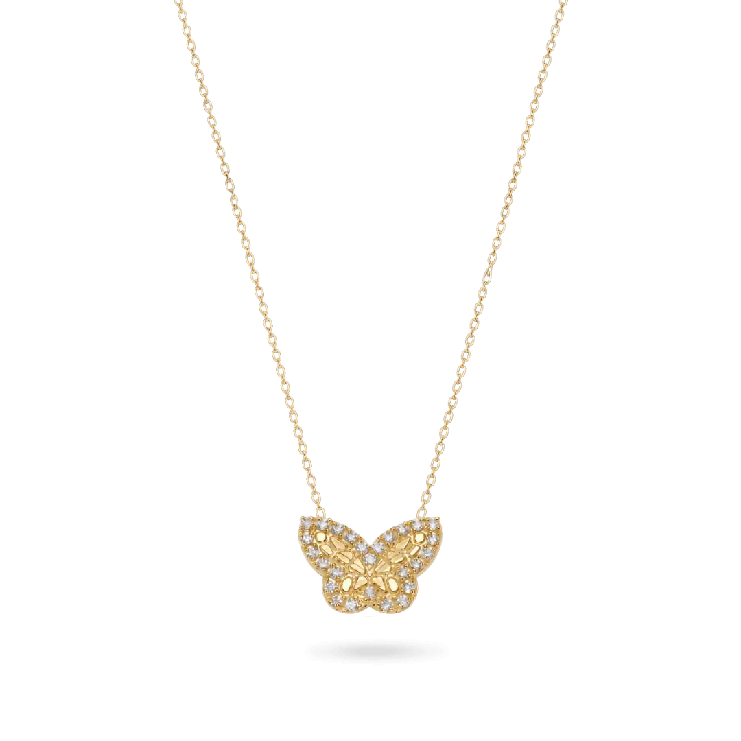 14K Gigi Butterfly Necklace